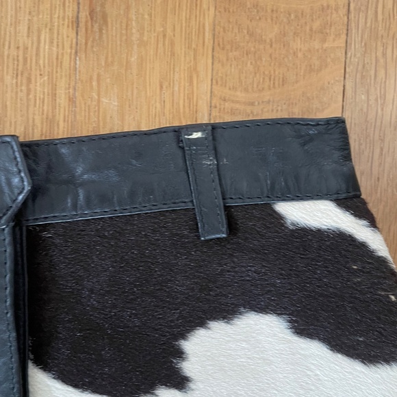 Vintage Western Leather Cow Hair Skirt - Picture 13 of 13